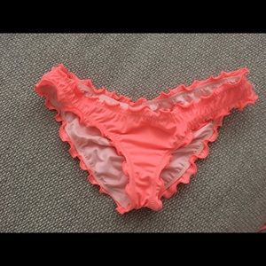 Victoria‘s Secret Cheeky Bikini Bottom Neon Nectar